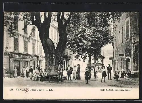 AK Vence, Place Thiers