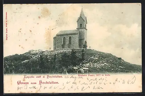 AK Bergen / Chiemgau, Kapelle auf dem Hochfelln