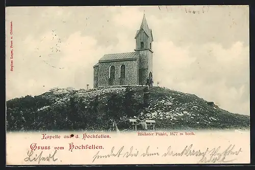 AK Bergen / Chiemgau, Kapelle auf dem Hochfelln