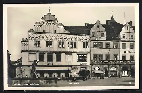 AK Weimar / Thür., Lukas-Cranachhaus