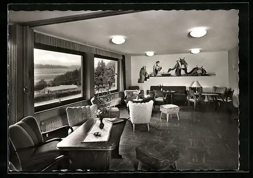 AK Rennerod /Oberwesterwald, Stiftung Christliches Erholungsheim Westerwald Rehe, Innenansicht