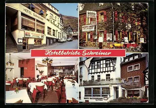 AK Kamp-Bornhofen, Hotel Schreiner, Cafe und Restaurant Schreiner