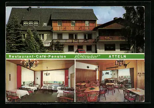 AK Atteln / Lichtenau, Restaurant-Cafe-Pension Birkenhof
