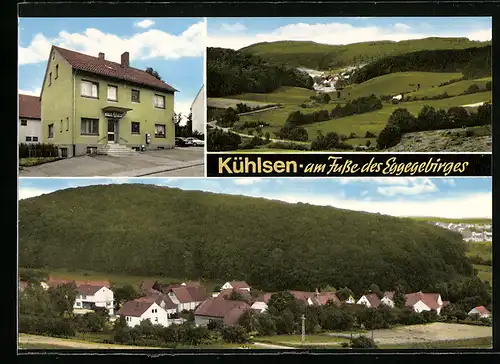 AK Kühlsen / Bad Driburg, Gasthof und Pension Zum Steinberg, Teilansicht, Panorama