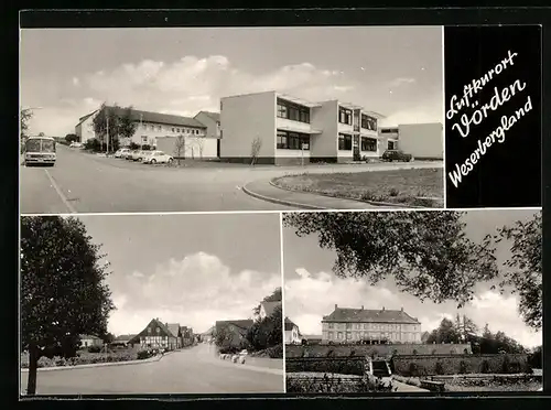 AK Vörden / Weserbergland, Strassenpartie, Ortsansicht