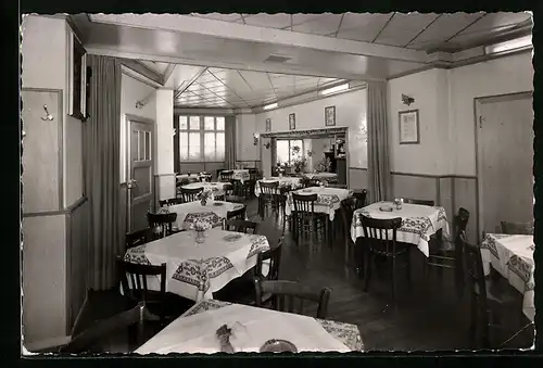 AK Klotten, Gasthaus zur Traube, Innenansicht