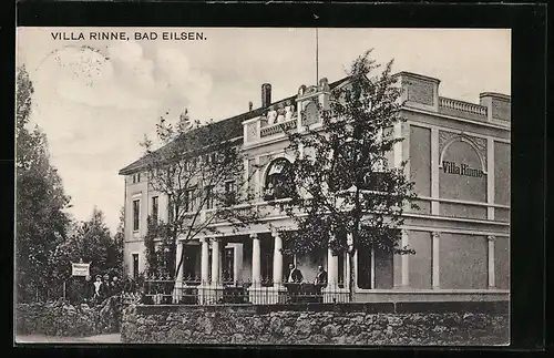 AK Bad Eilsen, Partie am Hotel Villa Rinne