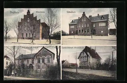AK Diepholz, Landwirtschaftliche Winterschule, Mittelschule, Volksschule