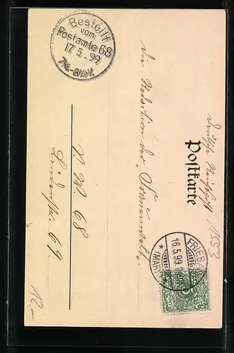 AK Friesack, Kaiserliches Postamt
