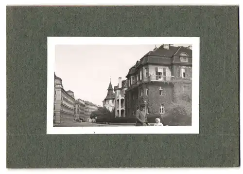 Fotografie unbekannter Fotograf, Ansicht Wien, Wohnhäuser in der Böcklinstrasse