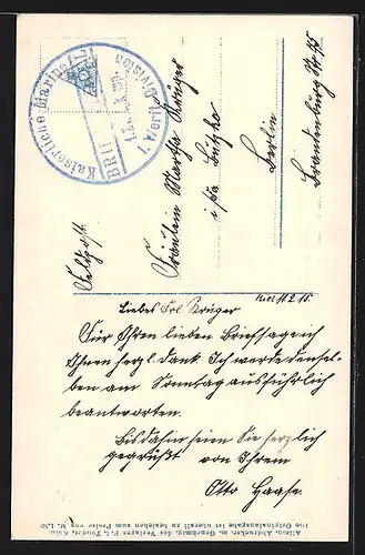 Foto-AK Seemanns Los, Matrose und Mädchen beim Abschied