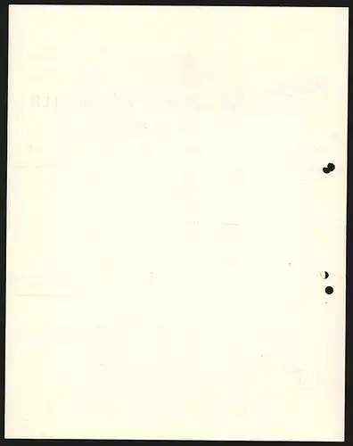 Rechnung M. Gladbach 1905, A. Spengler, Maschinenfabrik und Eisengiesserei, Pferdekutsch verlässt das Firmengelände
