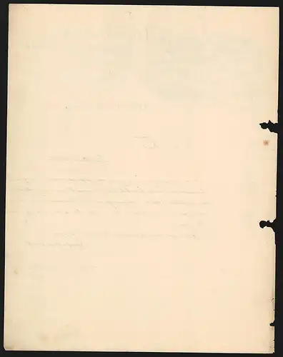 Rechnung Worms a. Rh. 1902, Chemische Fabriken und Asphaltwerke AG, Fabrikgelände am Fluss, Transportschiffe