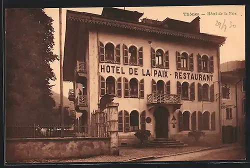 AK Thones, Hotel de la Paix