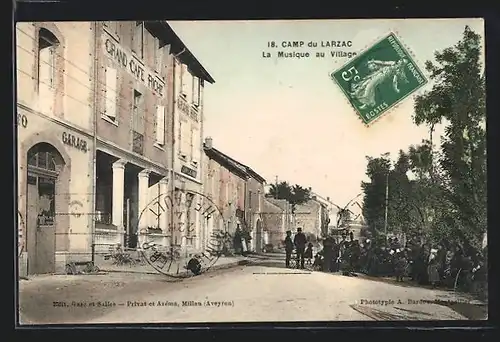 AK Millau, Camp du Lazarc, La Musique au Village