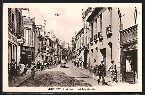 AK Arpajon, La Grande-Rue