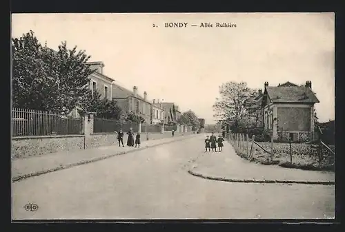 AK Bondy, Allée Rulhière