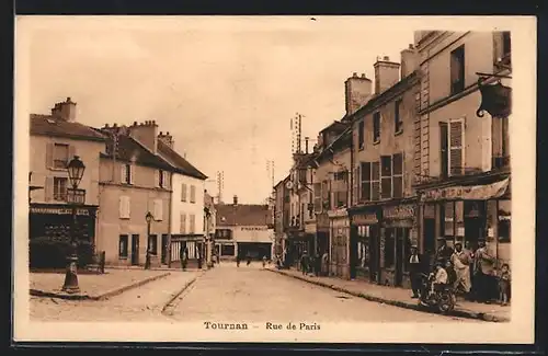 AK Tournan, Rue de Paris