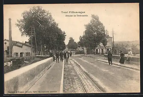 AK Toul Pittoresque, Avenue de Dommartin