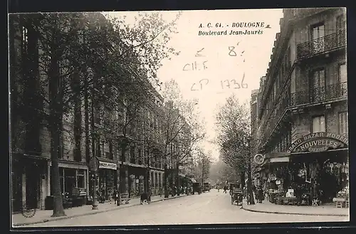 AK Boulogne, Boulevard Jean-Jaures