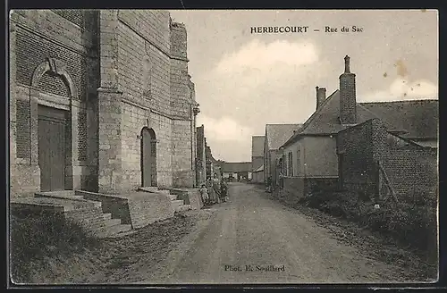 AK Herbecourt, Rue du Sac
