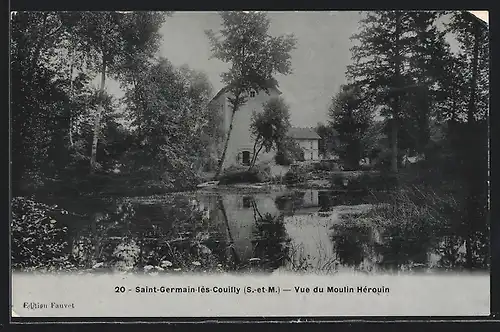 AK Saint-Germain-les-Couilly, Vue du Moulin Herouin