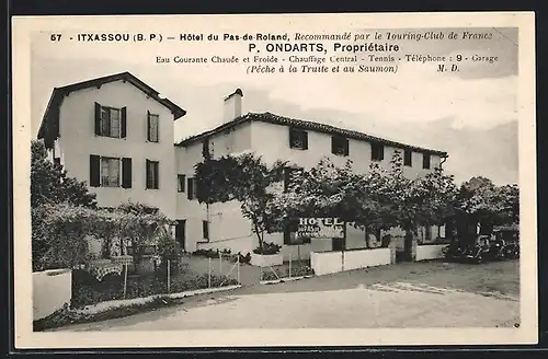 AK Itxassou, Hotel du Pas-de-Roland