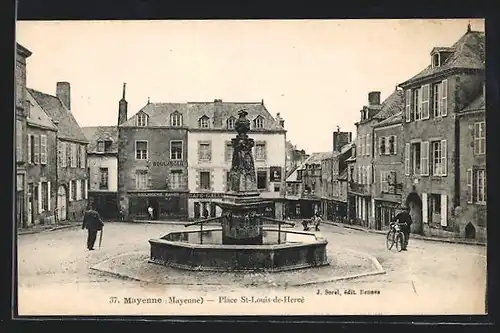 AK Mayenne, Place St-Louis-de-Hercé
