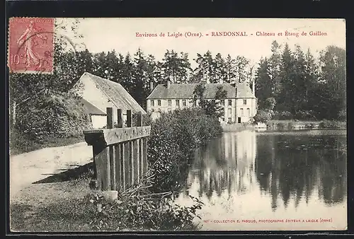 AK Randonnal, Chateau et Etang de Gaillon