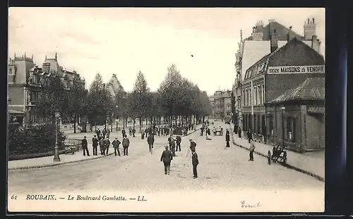AK Roubaix, Le Boulevard Gambetta