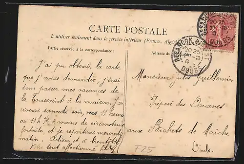 AK Besancon, La Rue de Belfort