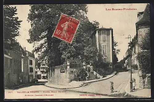 AK Saliers-de-Béarn, hôtel Beau-Séjour
