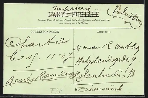 AK Chartres, Rue Pavé de Bonneval