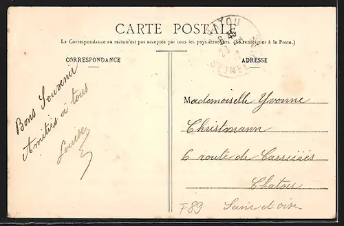 AK St-Cyr-les-Colons, Grande-Rue et Place