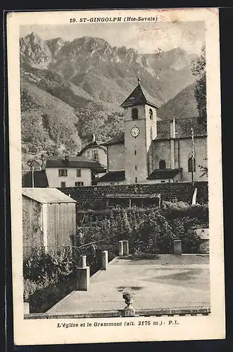 AK St-Gingolph, l`Eglise et le Crammont