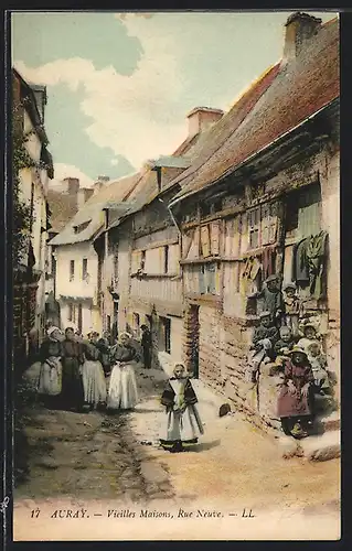 AK Auray, Vieilles Maisons, Rue Neuve