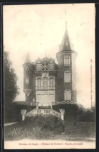 AK Fontenil, le Chateau, Facade principale