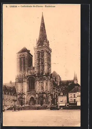 AK Lisieux, Cathédrale St-Pierre, Extérieur