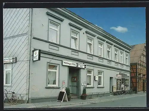 AK Wustrow / Wendland, Gasthaus Deutsches Haus, Bahnhofstrasse 6