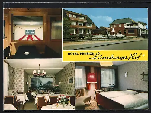 AK Hitzacker /Elbe, Hotel-Pension Lüneburger Hof, Kegelbahn