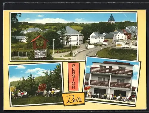 AK Waldbrunn-Lahr im Westerwald, Pension Reitz, Hauserweg 7