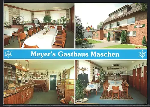 AK Maschen, Meyer`s Gasthaus, Alte Bahnhofstrasse 19