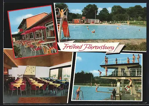 AK Ahrensburg /Holst., Restaurant Strehl, im Freibad 207