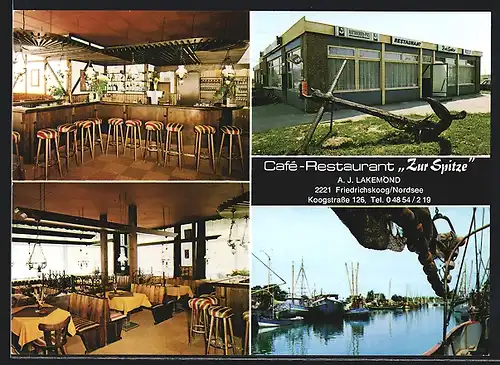 AK Friedrichskoog /Nordsee, Cafe Restaurant Zur Spitze