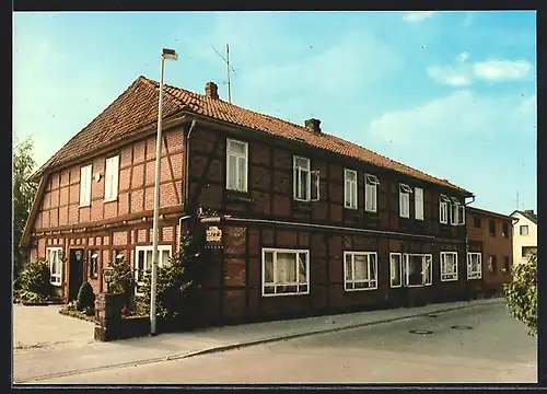 AK Dorfmark /Lüneburger Heide, Hotel Restaurant Heidehof