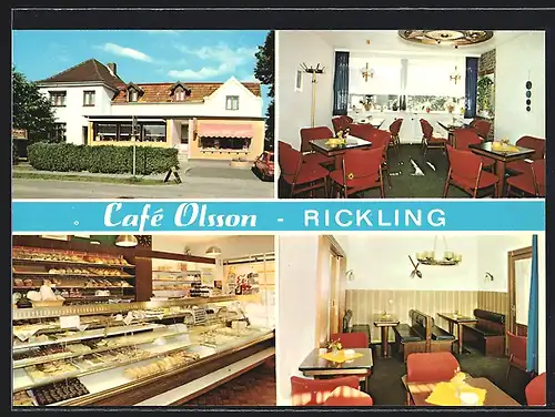 AK Rickling, Bäckerei und Cafe Olsson, Dorfstrasse 67