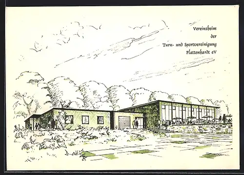 AK Plattenhardt, Vereinsheim der Turn- und Sportvereinigung