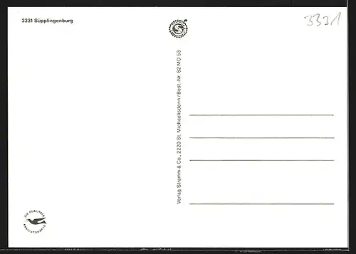 AK Süpplingenburg, Edeka-Markt, Gartenanlage