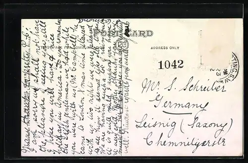 AK Ventnor, Steephill Cove, Strandpartie mit Booten und Häuser