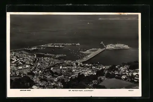 AK St. Peter Port, Guernsey, Bird`s eye view